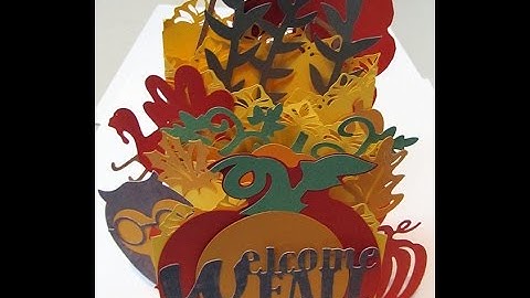 Double Cascade Card Part 2 Embellishing