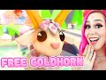 How to get a FREE GOLDHORN In Roblox Adopt Me! Roblox Mythic Egg Update