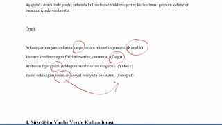 11.Sinif -Türkçe - Anlatim Bozukluklari