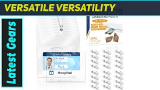 Best 100-Pack ID Laminating Pouches with Clips for Official Cards