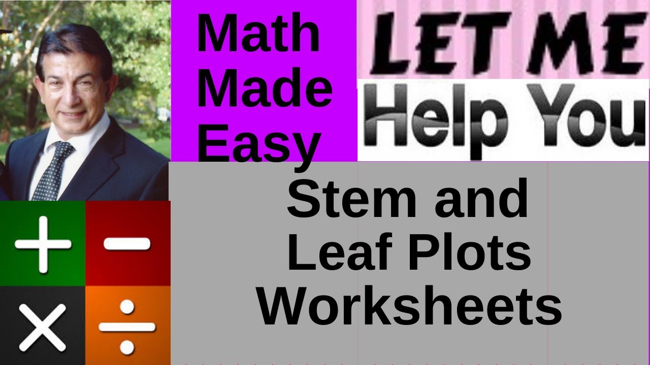 stem-and-leaf-plots-worksheets-youtube