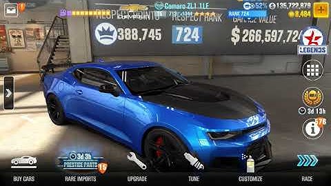 CSR2 Camaro ZL1 1LE Shift & tune