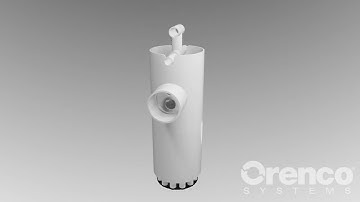 FT-Series Biotube Base Inlet Effluent Filters Animation