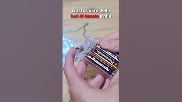 Luci di Natale da Pile a USB! Trasformare Luci Natalizie #natale #arduino #christmaslights
