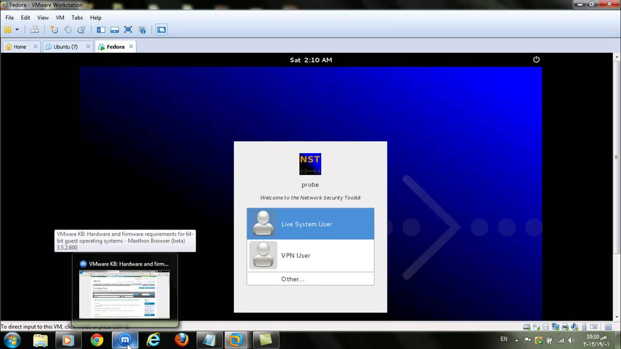 تنصيبNetwork Security Toolkit - YouTube