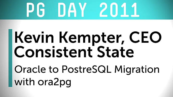 Oracle to PostgreSQL Migration with ora2pg