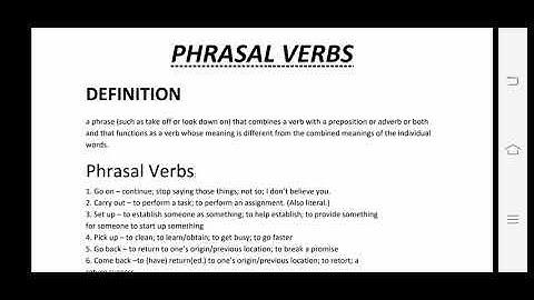 BA Sem-3, Compulsory English, Phrasal verbs, Lecture-3, By. Prof Shreya Trivedi