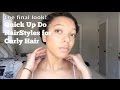 Quick Up-Do Hairstyles for Curly Hair