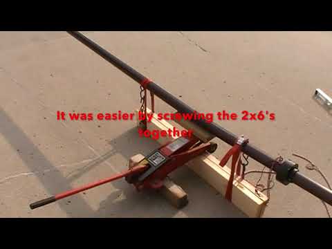 How to Straighten Large Pipe or Tubing