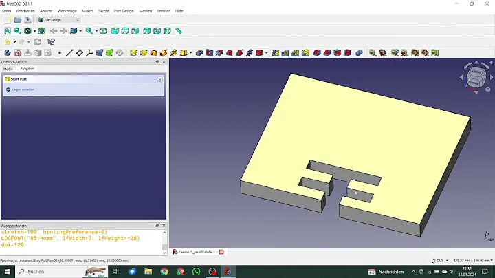 Freecad CfdOf Tutorial #15: Heat Transfer