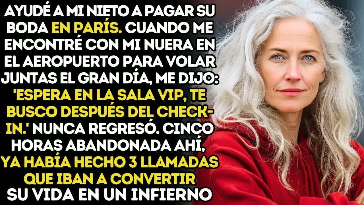 Mi Nuera Dijo, Quédate En La Sala VIP Del Aeropuerto — Volveré Por Ti Después Del Check In…