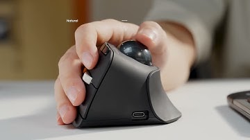 Vertical + Trackball? Meet the ProtoArc EM05 NL Trackball Mouse