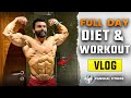 Full Day Diet  Workout Vlog  Panghal Fitness