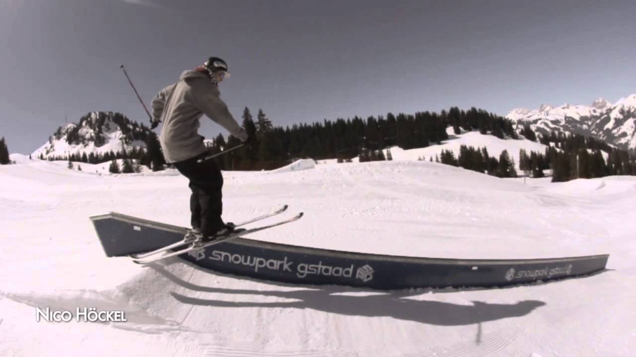 Snowpark Gstaad: Freeski Springin' - 27-03-2013
