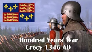 THE BATTLE OF CRECY 1346 l ENGLAND vs FRANCE 20 000 UNIT Medieval Kingdoms