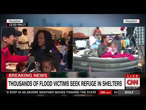 Flood Survivor Goes off on CNN Cameras