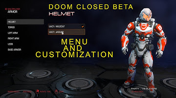 DOOM Closed Beta: Menus and customization
