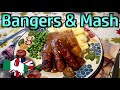 Bangers  mash avec sauce  loignon  un plat rconfortant britannique classique