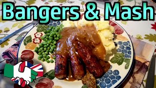 Bangers & Mash with Onion Gravy - A Classic British Comfort Food