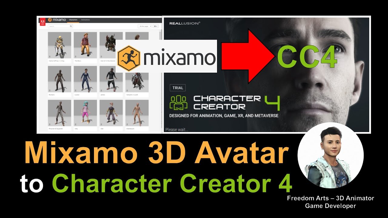 Bạn đang có nhu cầu tạo nhân vật từ Avatar 3D? Mixamo Character Creator 4 trên YouTube sẽ là giải pháp hoàn hảo cho bạn. Video hướng dẫn chi tiết và cách tạo nhân vật đa dạng sẽ giúp bạn đạt được kết quả mong muốn. Bỏ qua những khó khăn trong vấn đề tạo nhân vật, bạn sẽ được hướng dẫn từng bước và tạo ra một nhân vật độc đáo chỉ trong vài giây đồng hồ.