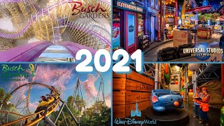 NEW RIDES Opening In 2021 At Theme Parks In The USA