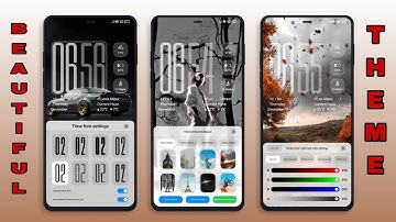 BEAUTIFUL THEME  HyperOs/ Miui  Gyro Colour change   Customisation