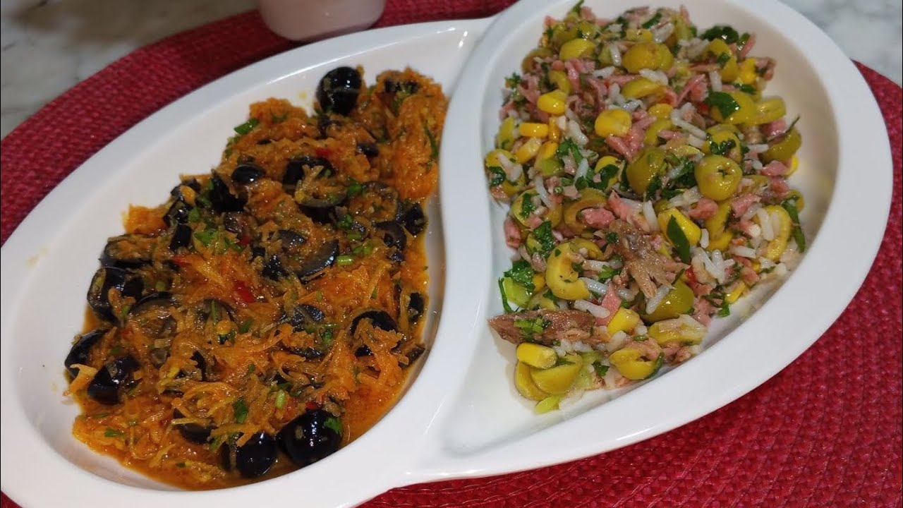 مقبلتين رمضانية الواحدة احسن من الثانية زيتون باناشي 🫒ومقبلة جزر 🥕 بالزيتون الاسود #مقبلات_باردة 