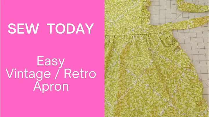 Easy Sew Vintage / Retro Style Apron