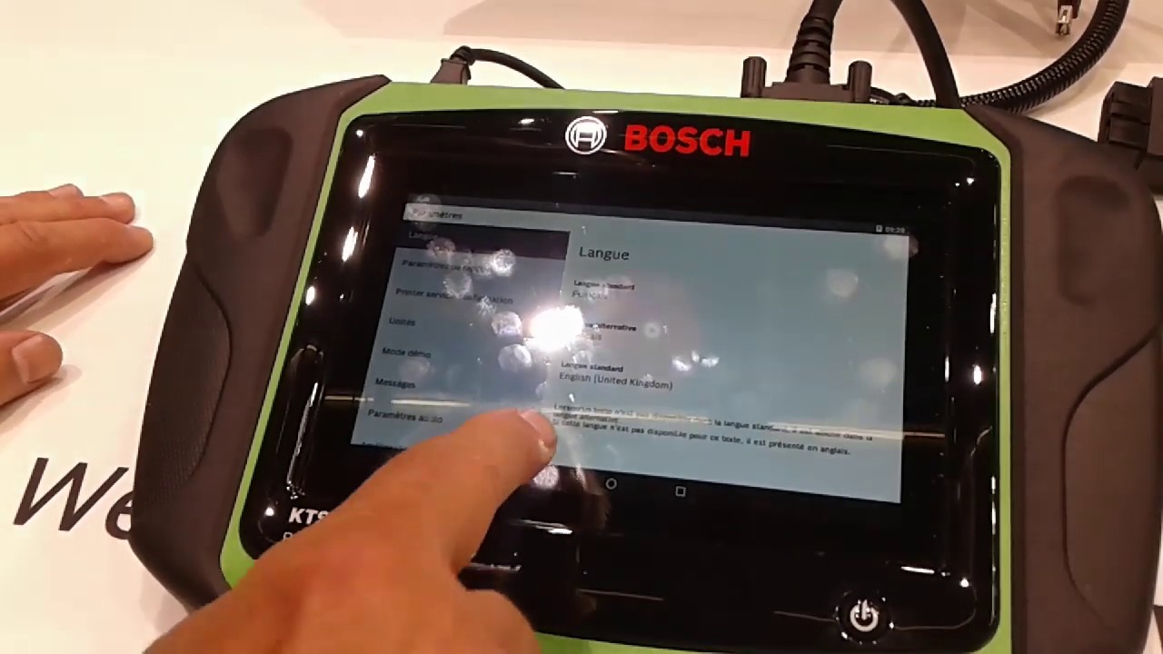 Training On Autoscanner Bosch KTS 250 I Formation sur l'appareil Bosch KTS  250 - YouTube