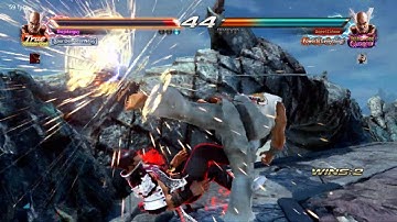 How to use Heihachi unblockable attack in wall
