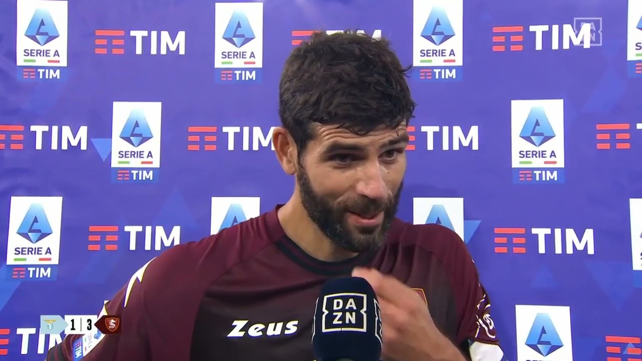 Federico Fazio post Lazio - Salernitana 
