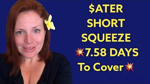 $ATER SHORT SQUEEZE INCOMING 7.58 Days to Cover