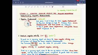 Y13 Physics - Lesson 2 on Rotational Motion