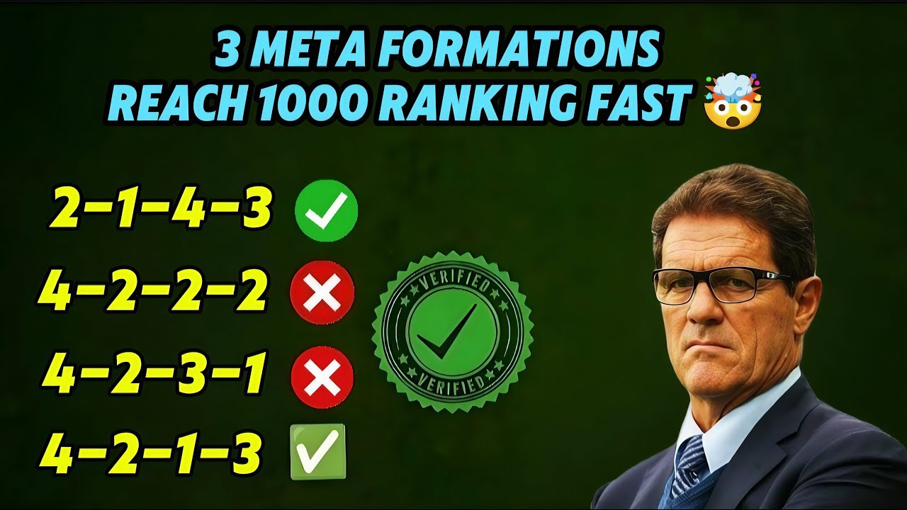 Используйте эти 3 мета-формации, чтобы быстро достичь 1000-го места в рейтинге 👑
