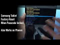 Method 1: Samsung Tablet Factory Reset for forgotten password