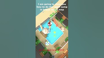 How to super jump in murder mystery 2 beach resort map |  #murdermystery2 #mm2 #roblox #robloxedit