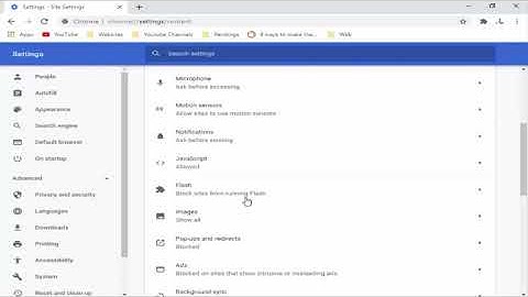 How To Enable Flash Player In Google Chrome | How To Disable Flash Player In Google Chrome