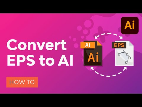 ไฟล์ eps  2022 New  How to Convert EPS to AI