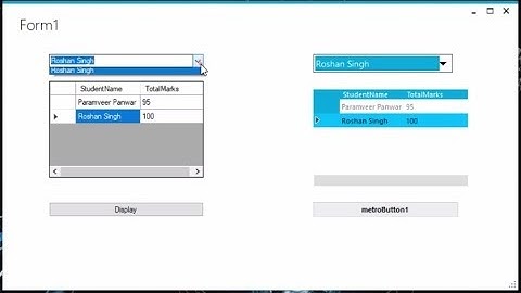 Windows Form with Metro UI