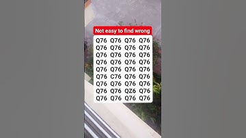 Not easy to find wrong #brainteaser #search #find #shortvideo