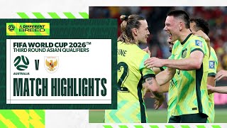Thumbnail for Australia v Indonesia | Highlights | FIFA World Cup 2026 Third Round Qualifier