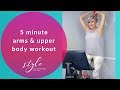 5 minute arms & upper body workout | style over 50
