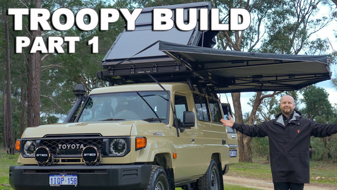 We're ready to camp in the Troopy | Build Part 1