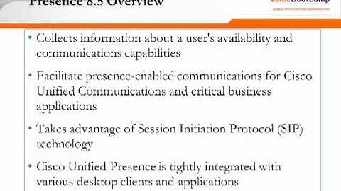CCNP Voice Plus Module 3 Presecen 8 5
