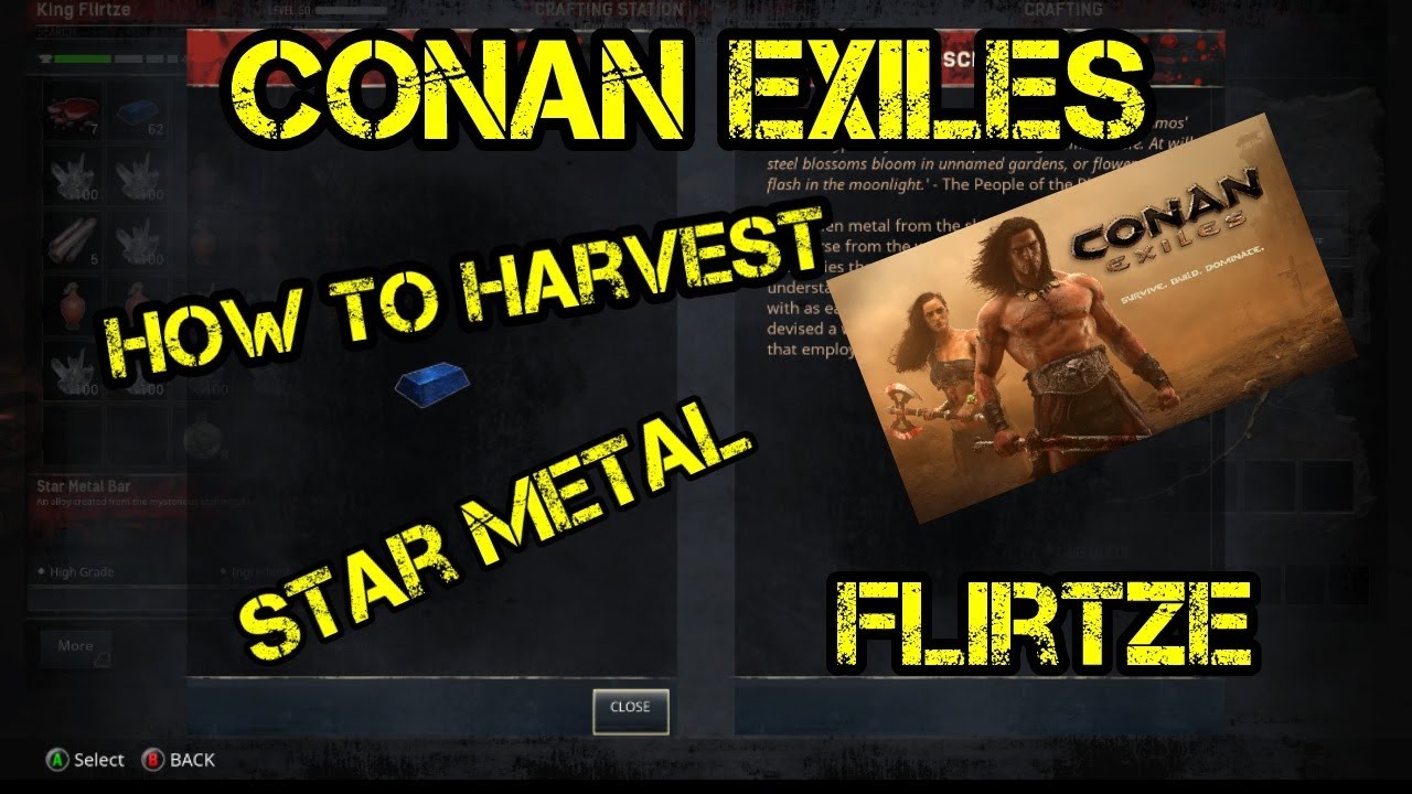 where to find star metal in conan exiles ps4