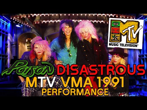 Unveiling Poison's MTV VMA Horror: A Disastrous 1991 Performance!