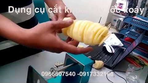 Dụng cụ cắt khoai tây cà rốt rau quả làm lốc xoáy