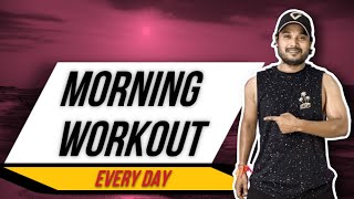 4 min morning after wake up exercise at home (fit for life)