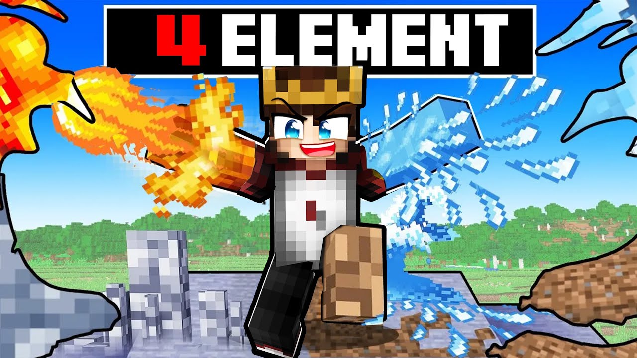 Minecraft'ta ELEMENT ADASINA GELDİK? 🔥- Minecraft