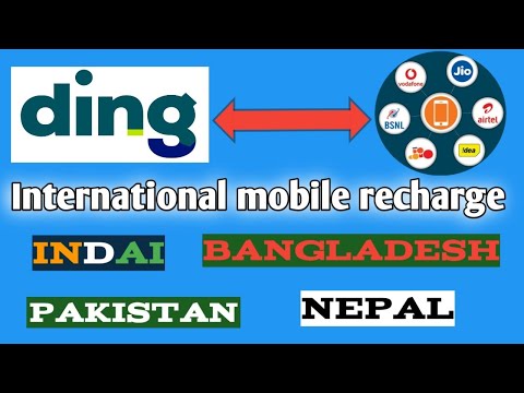 How to Mobile Recharge Ding app / Ding app se Mobile Recharge kaise kare/ Ding Topup mobile recharge